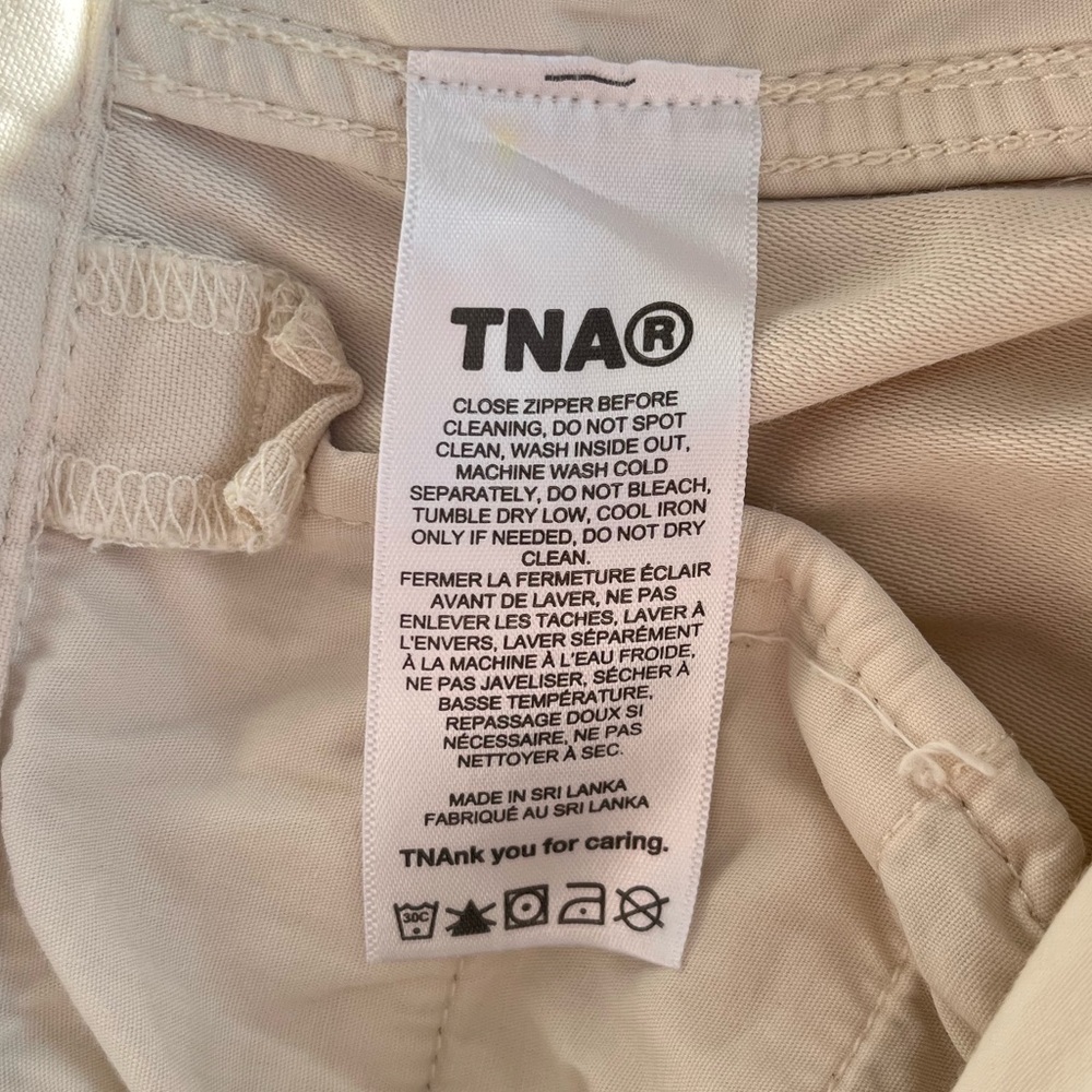 Aritzia TNA‎ Supply Cargo Pant Sz 00 in Light Birch Gorpcore Utility Streetwear - Picture 12 of 15